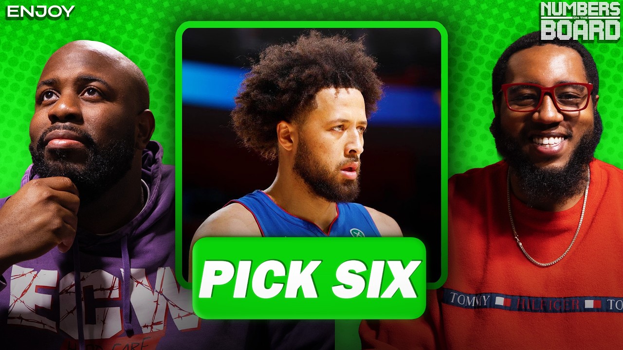 Take the over on total points for Cade Cunningham, Reed Sheppard | Numbers on the Board | NBA on NBC