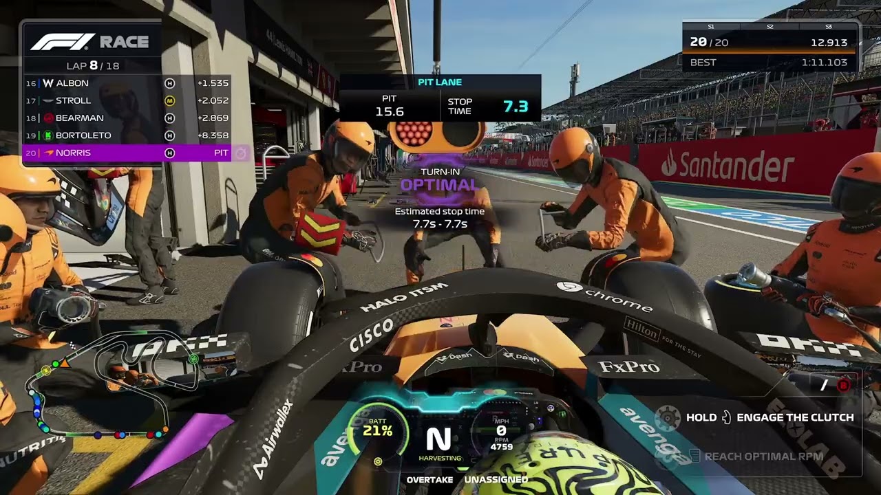 Lando Norris last to ? Challenge in Brazil!