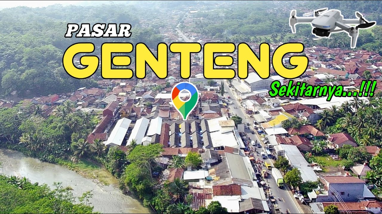 Rekaman Drone Pasar Sabtu, Genteng ~ Kec.Cimanggu ~ Kab.Cilacap