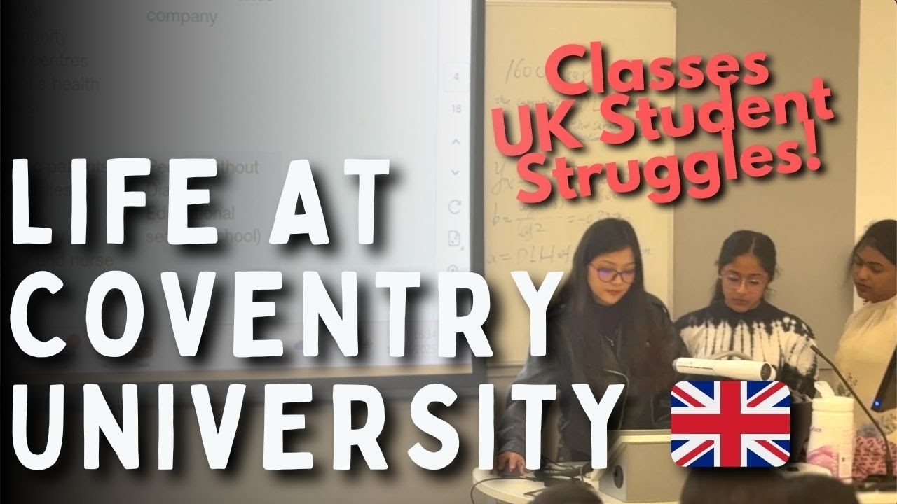 LIFE AT COVENTRY UNIVERSITY 🇬🇧 | Classes, Indian Food & UK Student Struggles! 🎓🍛