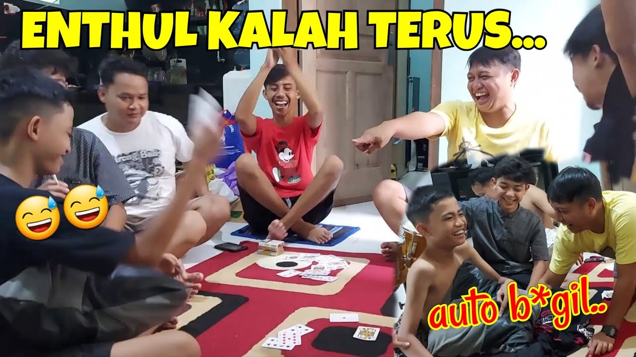 YANG KALAH LEPAS BAJU.. || Game seru main kartu