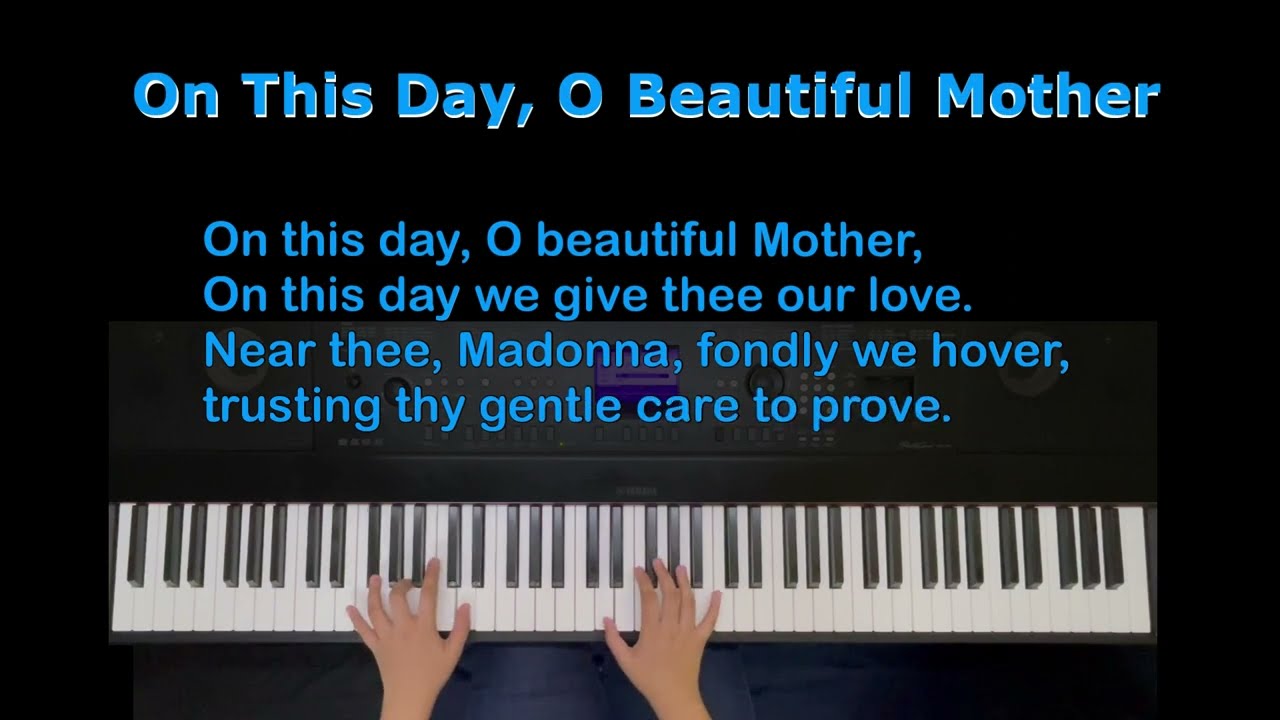 ON THIS DAY, O BEAUTIFUL MOTHER - INSTRUMENTAL HYMN | ALETHEA MENEZES