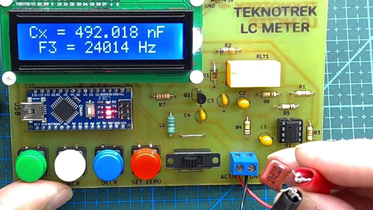 DIY Arduino-Based LC Meter - Measure Inductance and Capacitance
