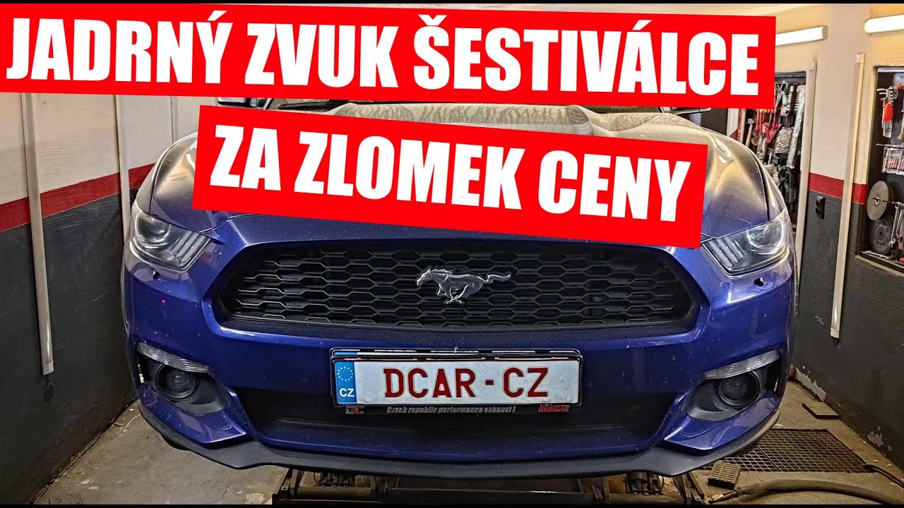 Ford Mustang 3.7 V6 - přepínání hlučnosti výfuku pomocí klapek DCar.cz