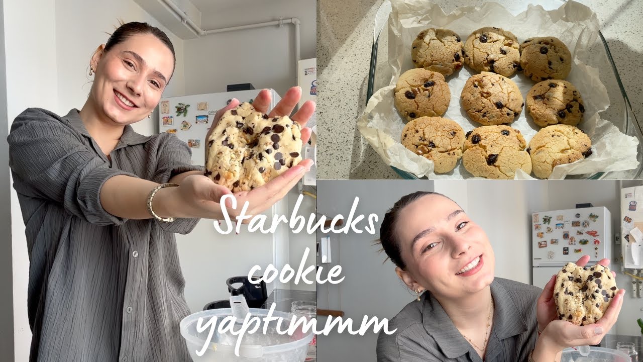 Starbucks cookie nasıl mı yapılırrr işte böyleee