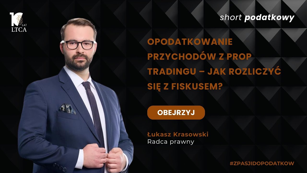 Opodatkowanie przychodów z prop tradingu – jak rozliczyć się z fiskusem?