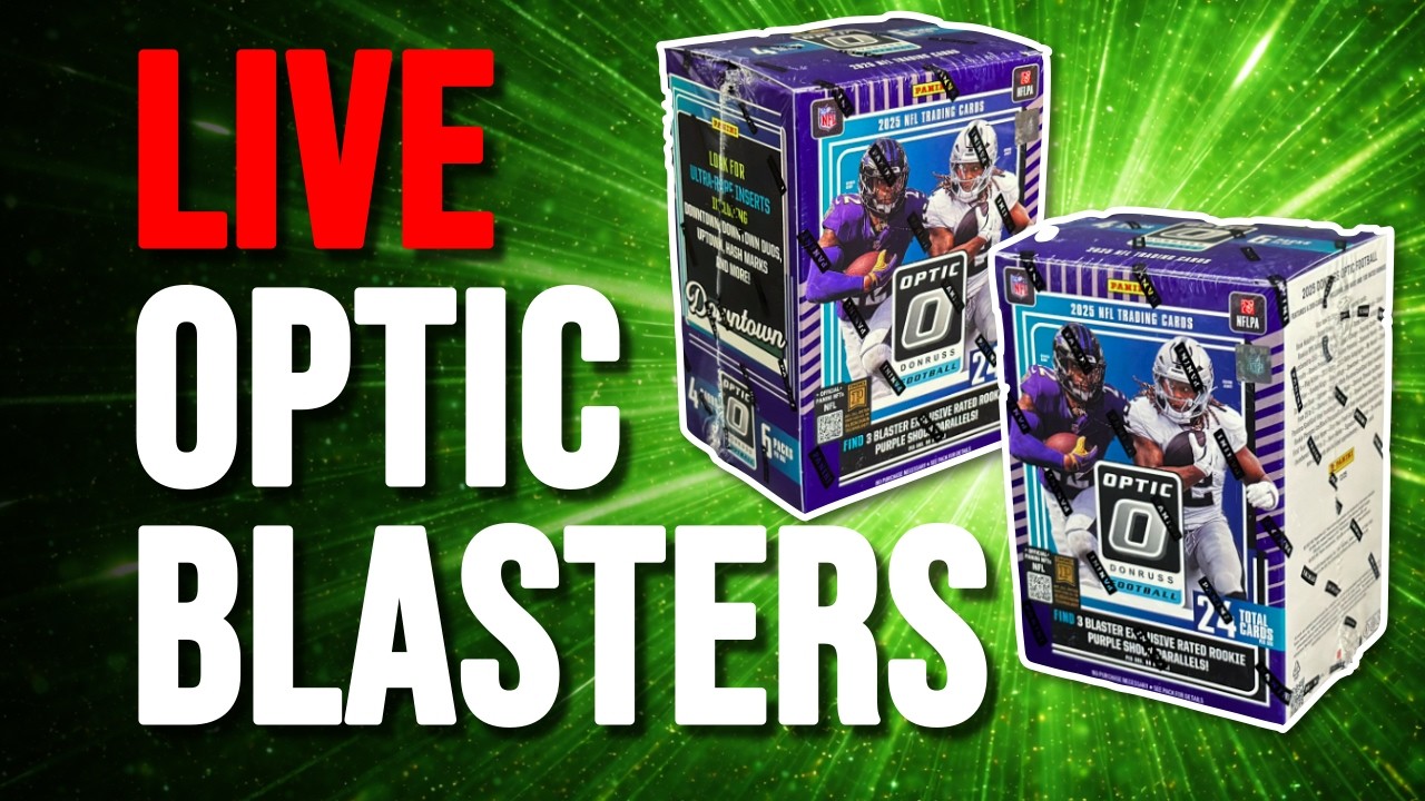 2025 Optic Football Card Blaster Box Opening Live!