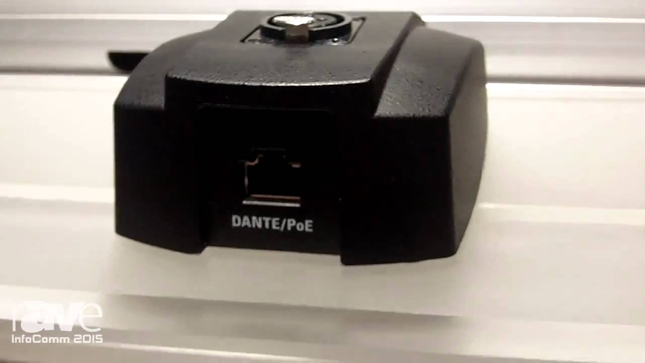 InfoComm 2015: Audio-Technica Shows the ATND8677 Microphone Desk Stand with Dante Network Output