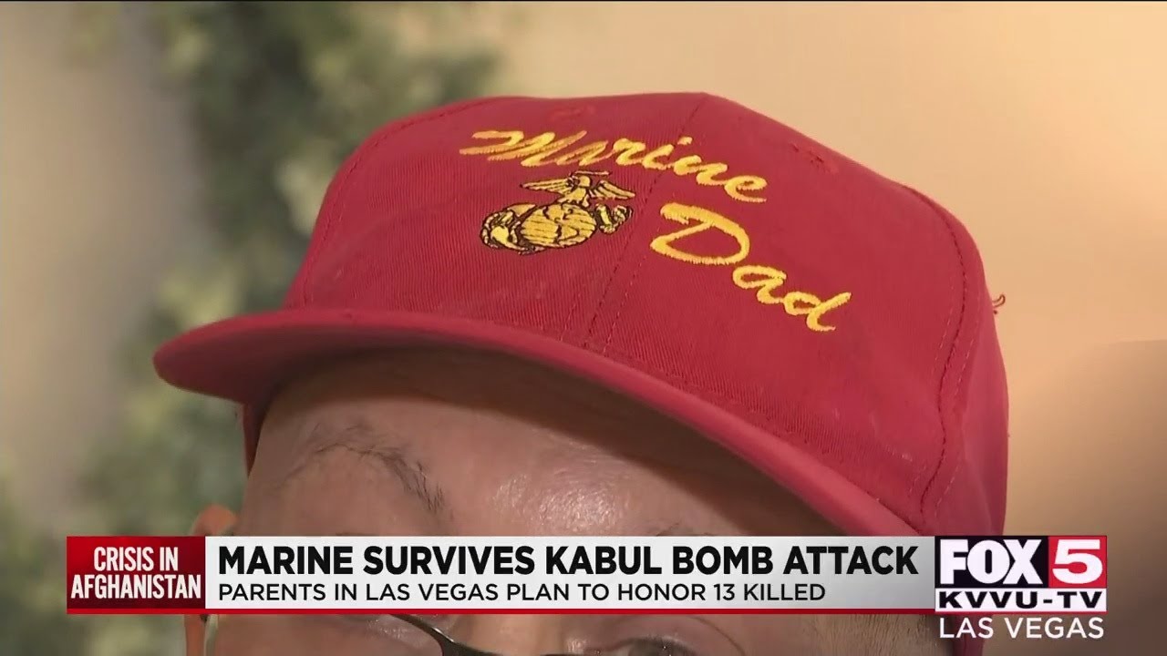 Marine survives Kabul bomb attack; parents in Las Vegas plan to honor 13 killed