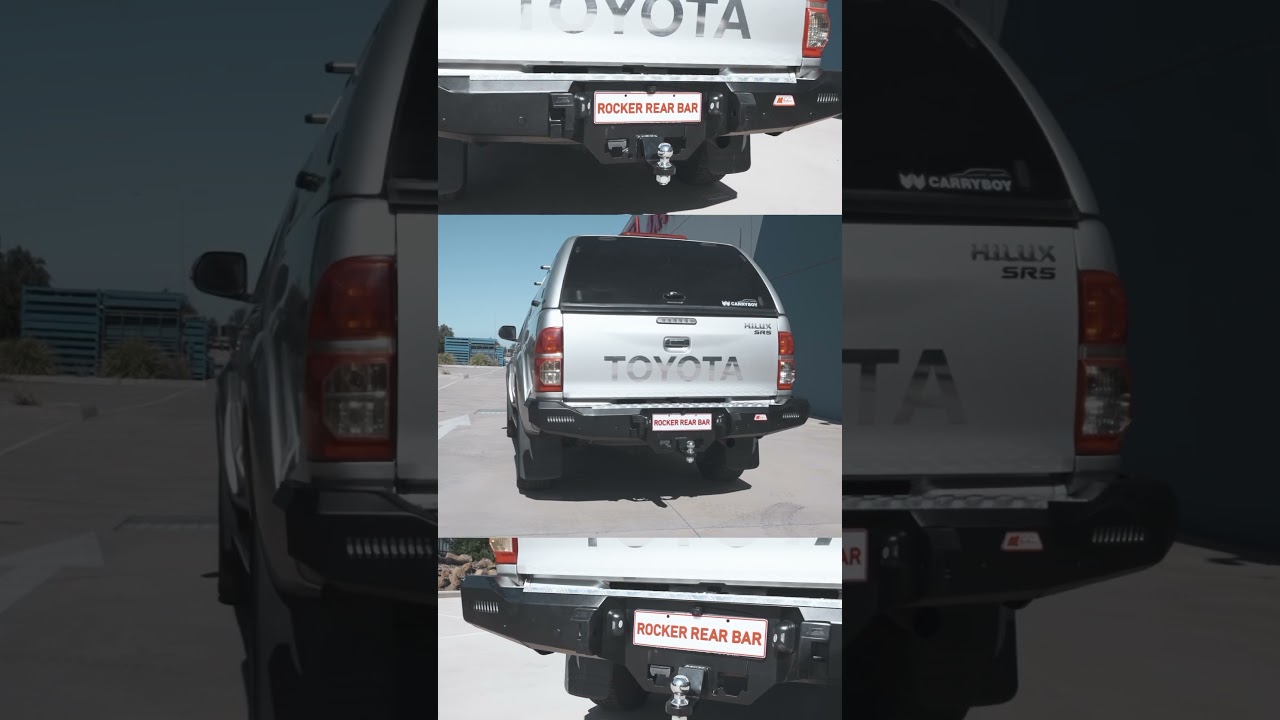 Are you looking for a rear bar for your Hilux? , Rocker Rear bar is the answer, contact us now !