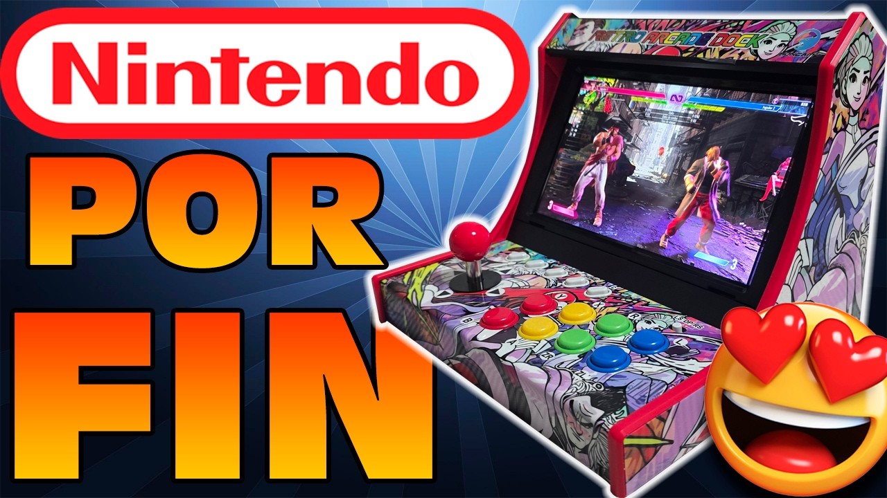 Nintendo Switch + Arcade: Así es el "Retro Arcade Dock" (Compatible con las 2 Consolas)
