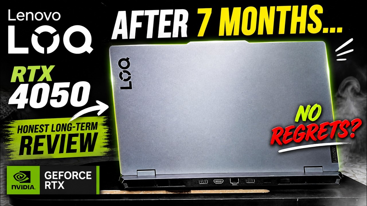 Lenovo LOQ RTX 4050 – 7 месяцев спустя 🔥 Честный долгосрочный обзор