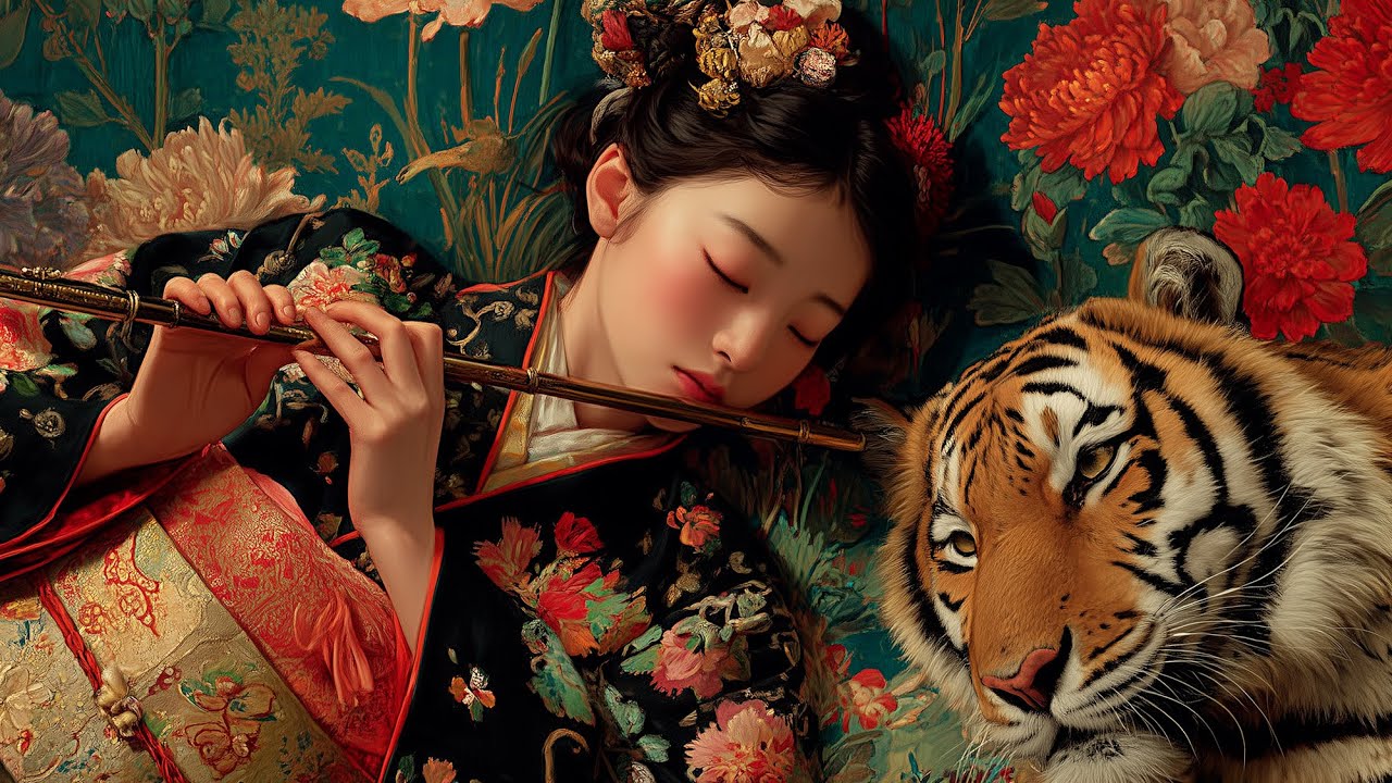 Beauty & the Tiger — Peaceful Flute & Koto Music for Relaxation & Meditation - Playlist 19