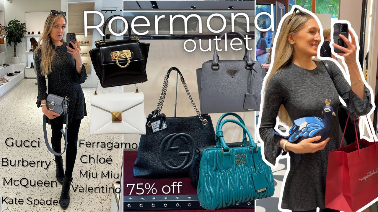 Скидка 75%🔥 Gucci, Ferragamo, Miu Miu, Prada, Chloé — видеоблог о шоппинге в аутлете Рурмонда | Л...
