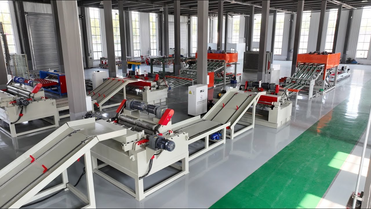Turkey customers 4FT Plywood veneer peeling line #machinery #woodworking #veneer peeling machine