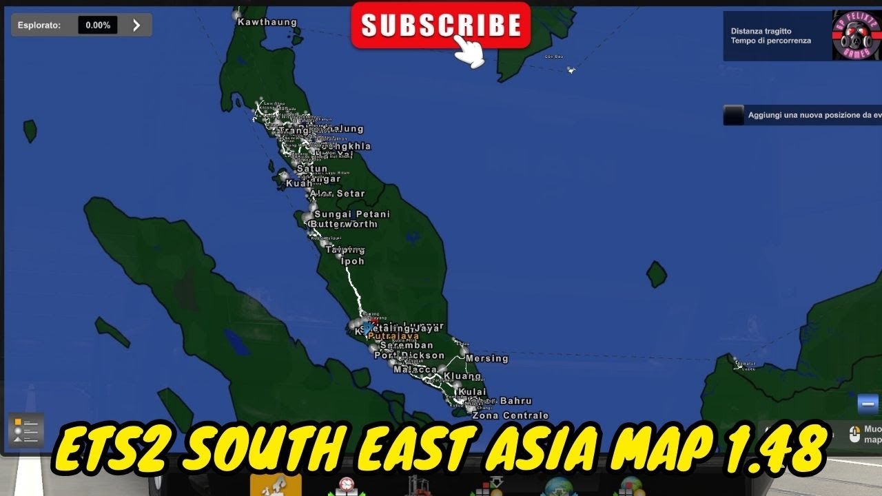 ETS2 South East Asia Map 1.48