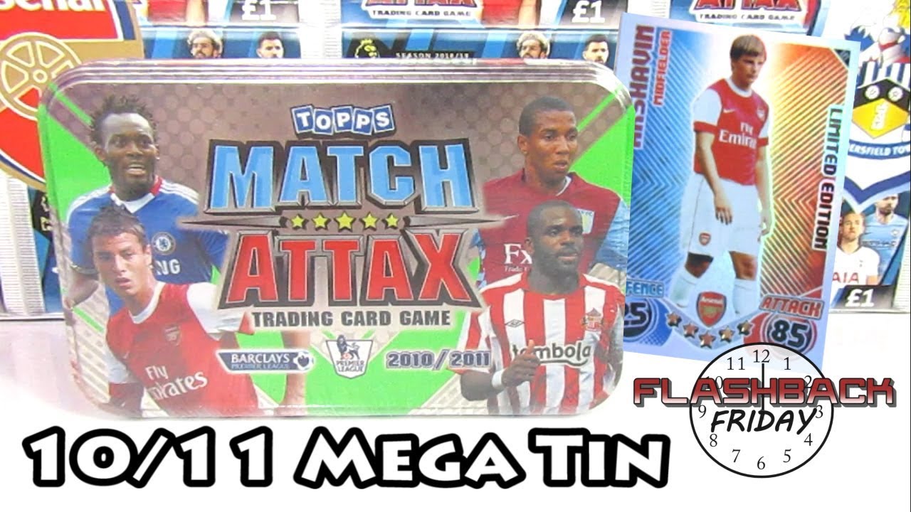 Match Attax 10/11 Mega Tin Opening | Exclusive Limited Edition | Flashback Friday