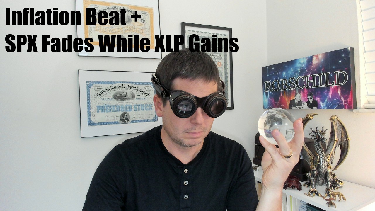 Inflation Beat + SPX Fades While XLP Gains &mdash; Fin Mkts 6/10/26
