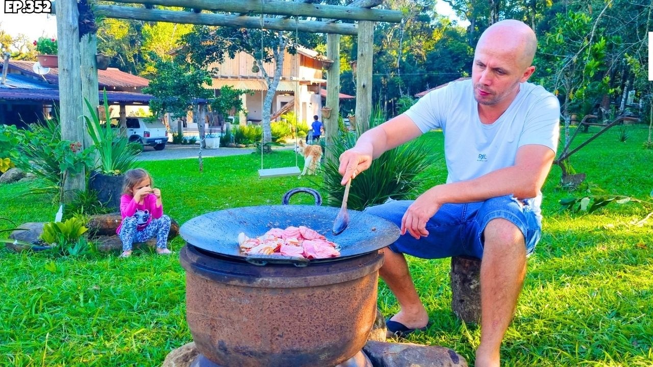 UMA RECEITA COM VARIAS CARNES, UMA CELEBRAÇÃO DE SABOR. Entrevero sulista no disco de arado EP352