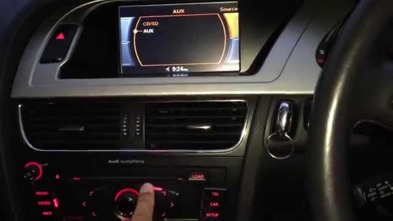 Audi A4 b8 activate aux , dvd