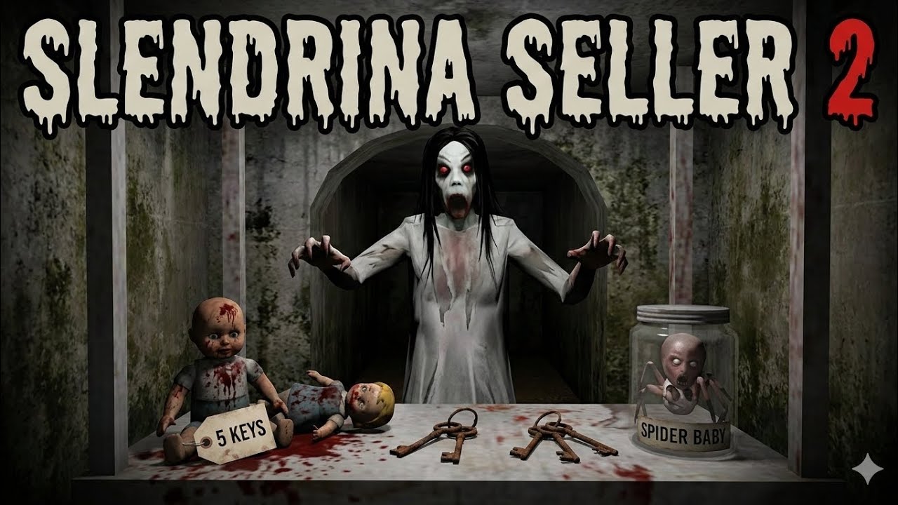 Slendrina seller the 2 a horror game this is last gaming video of March 😔😔😔
