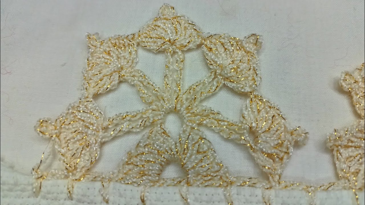 👑Una PUNTILLA DE LA REALEZA / una sola vuelta a CROCHET 