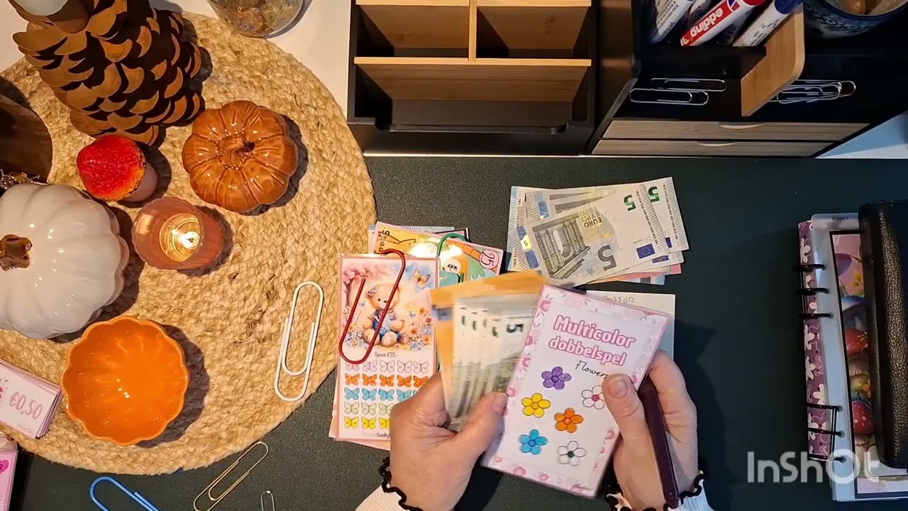 Waar gaan de centjes deze maand naar toe? En.....etui leegmaken.