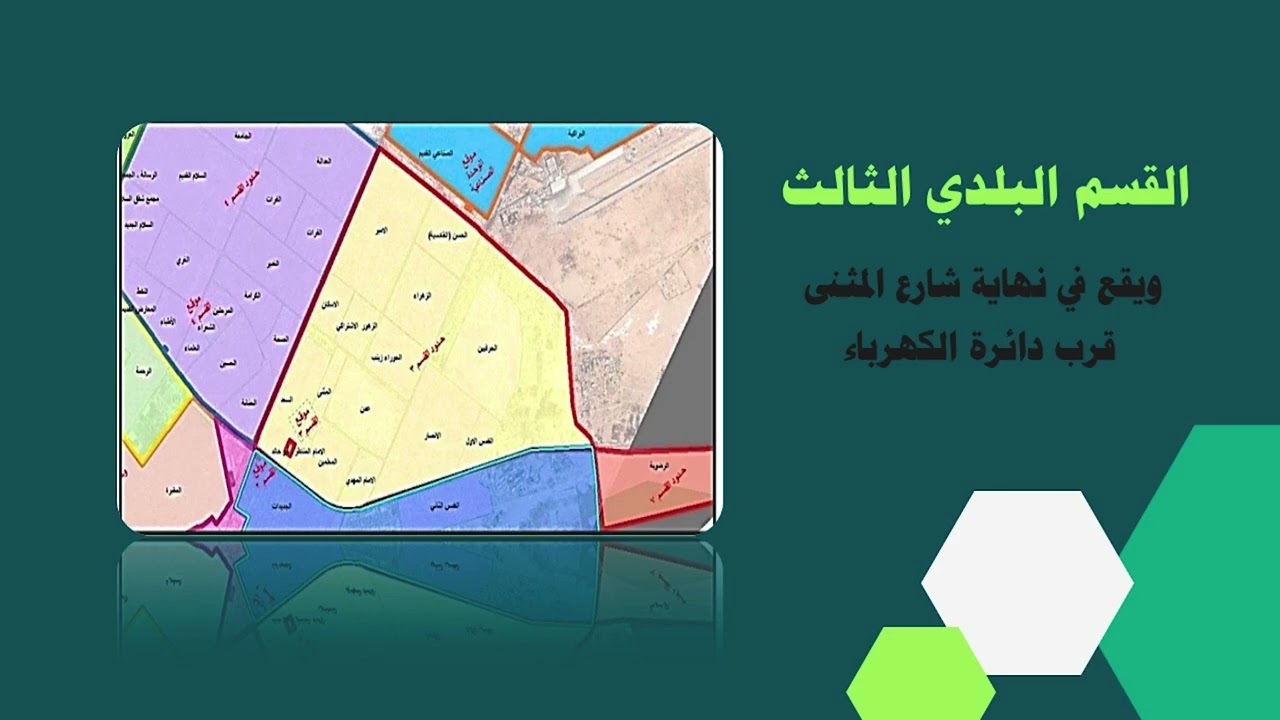 دراسة تفصيلية عن مديرية بلدية النجف الأشرف/ القسم البلدي الثالث