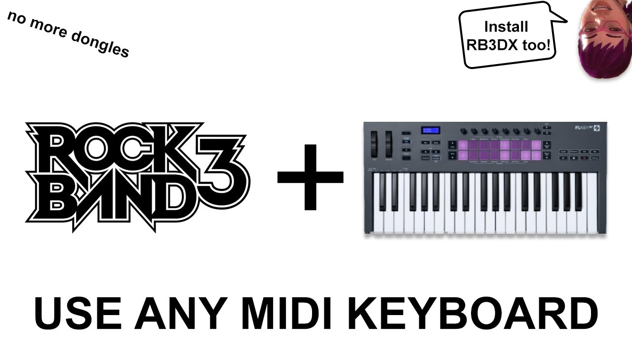 Play Rock Band 3 Keys on ANY Keyboard (with RPCS3)