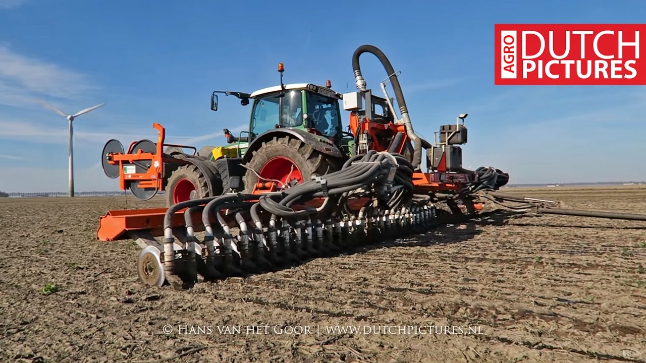 Fendt 720 + Schouten Spider - Sleepslang bemesten - Breure - Jan Bakker - Injecting Slurry