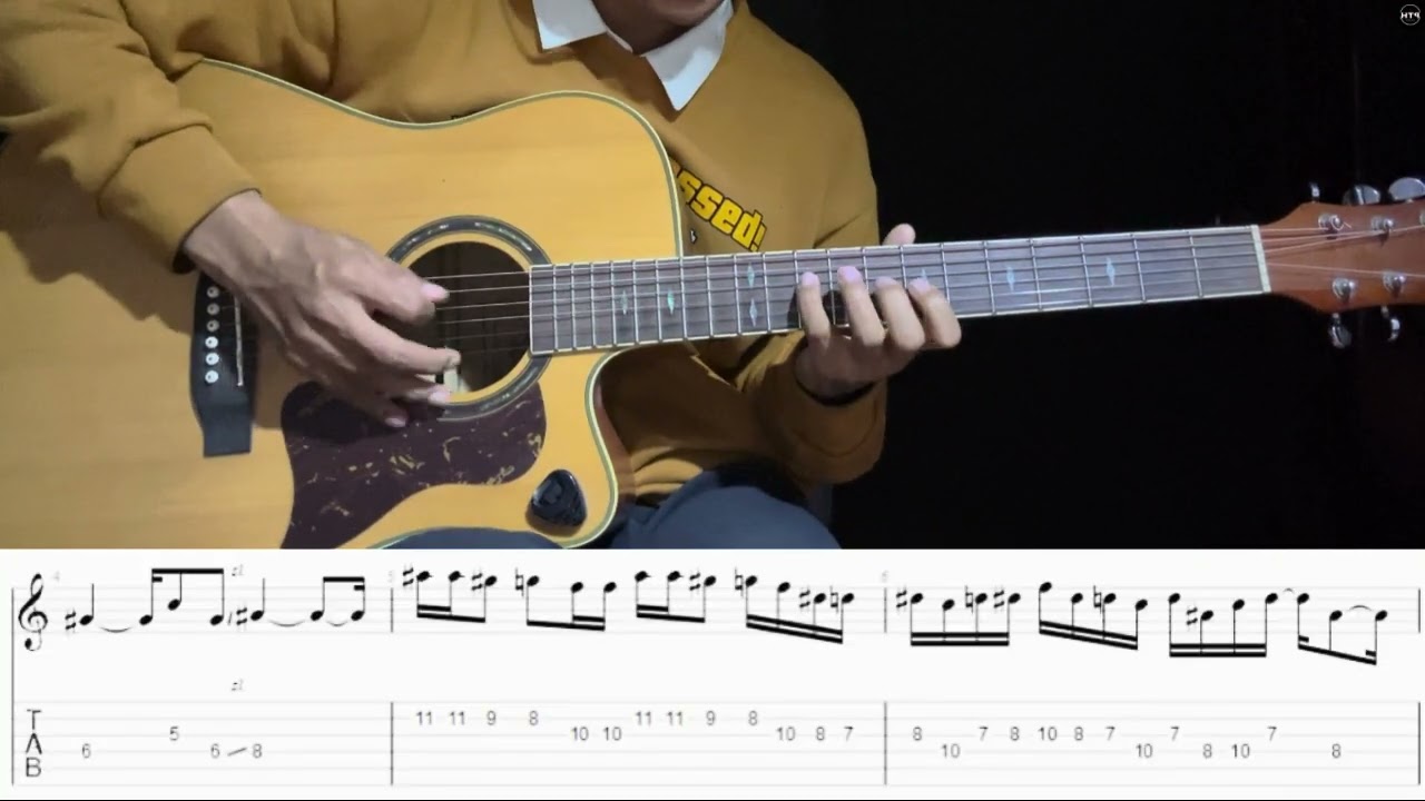 ကောင်မလေး(G Lay)-guitar intro tutorial by@pthguitar 