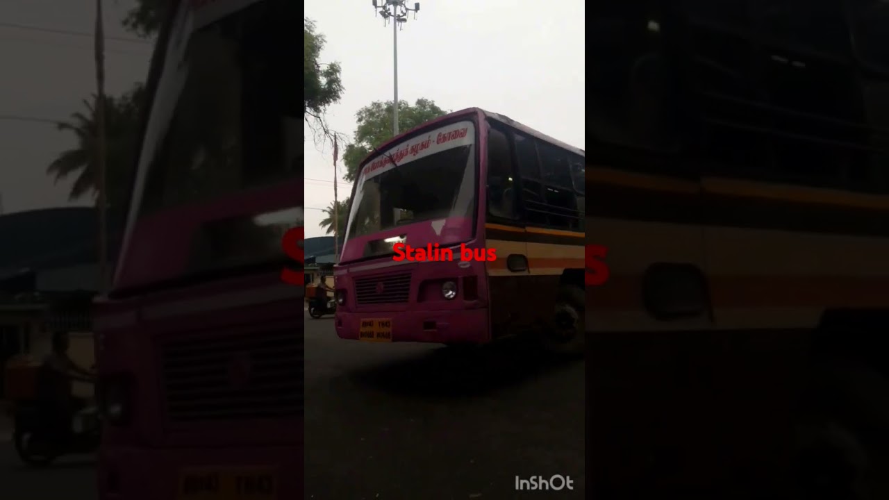 Stalin bus has come on time # aahaa 🤩🤩 namma bus vanthiruchu