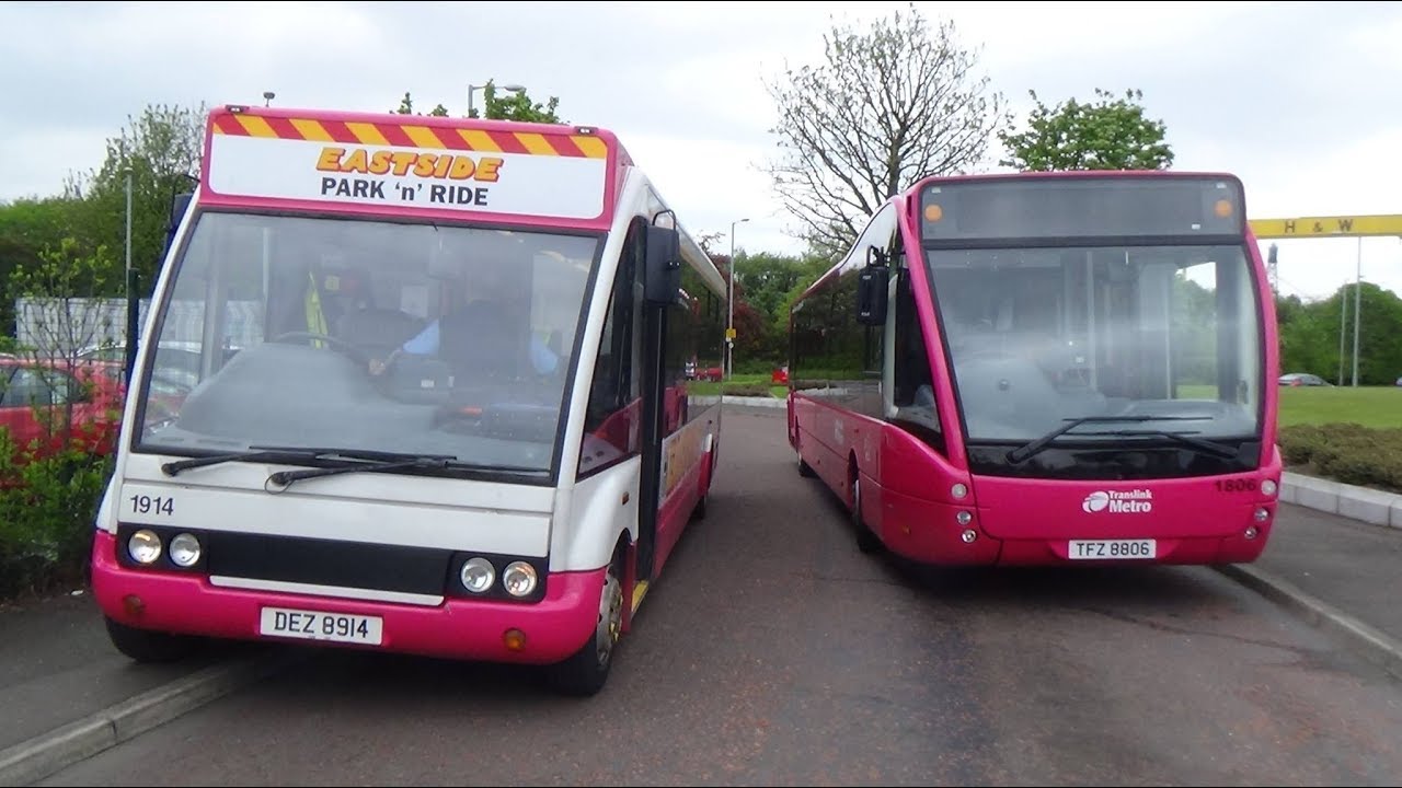 Ride on Metro Optare Solo No 1914 & Optare Versa No1806 15/5/15