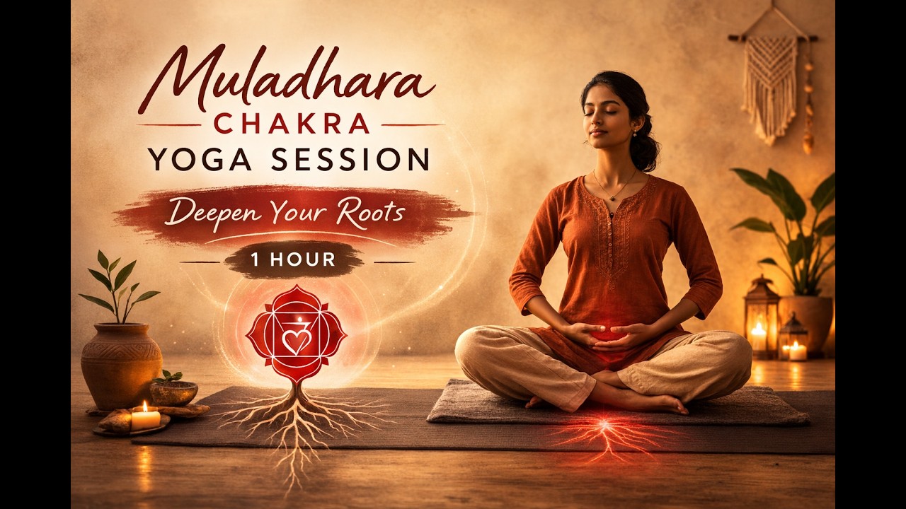 Root Chakra Yoga Session | Muladhara Chakra Balance #healing #chakrahealing #chakrayoga