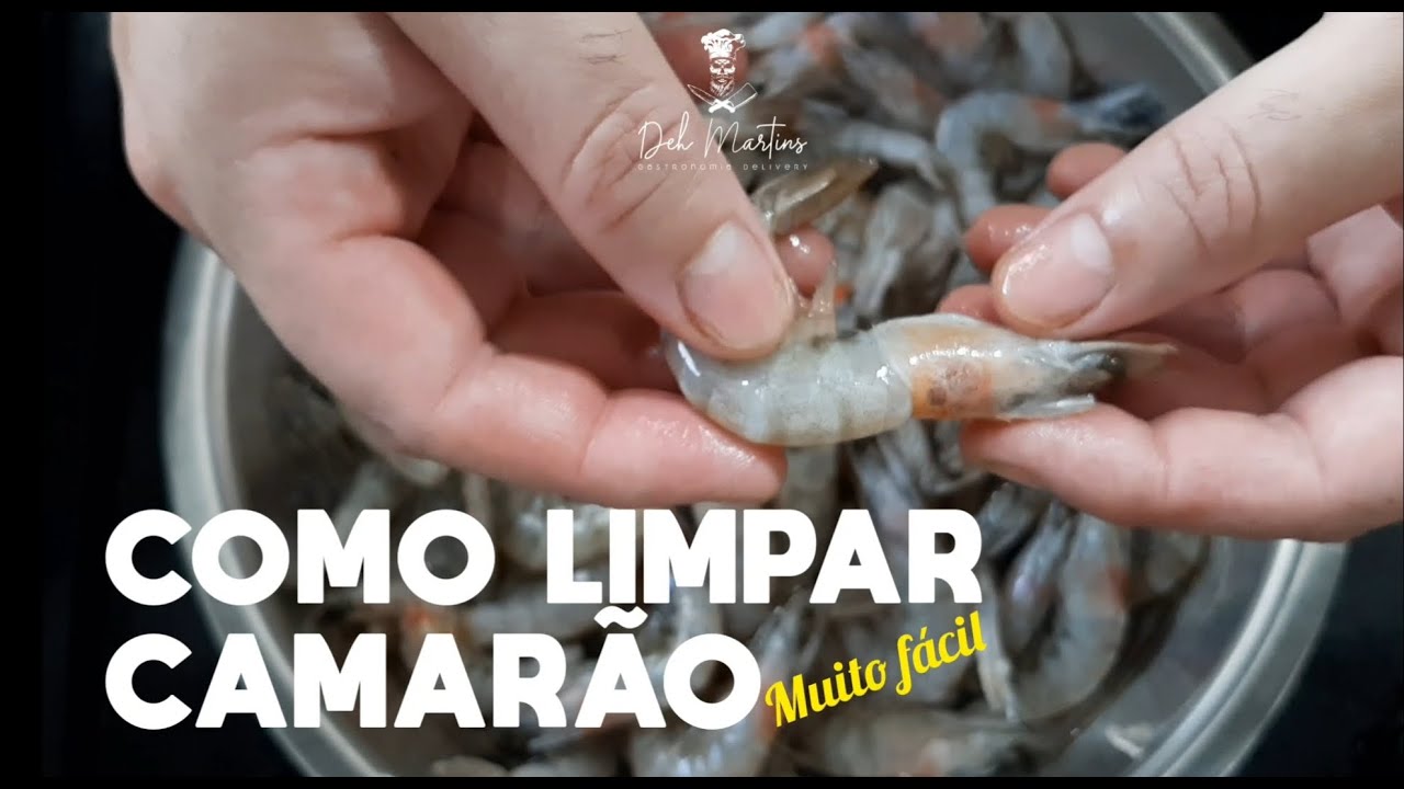 Como limpar camar&atilde;o | Muito f&aacute;cil