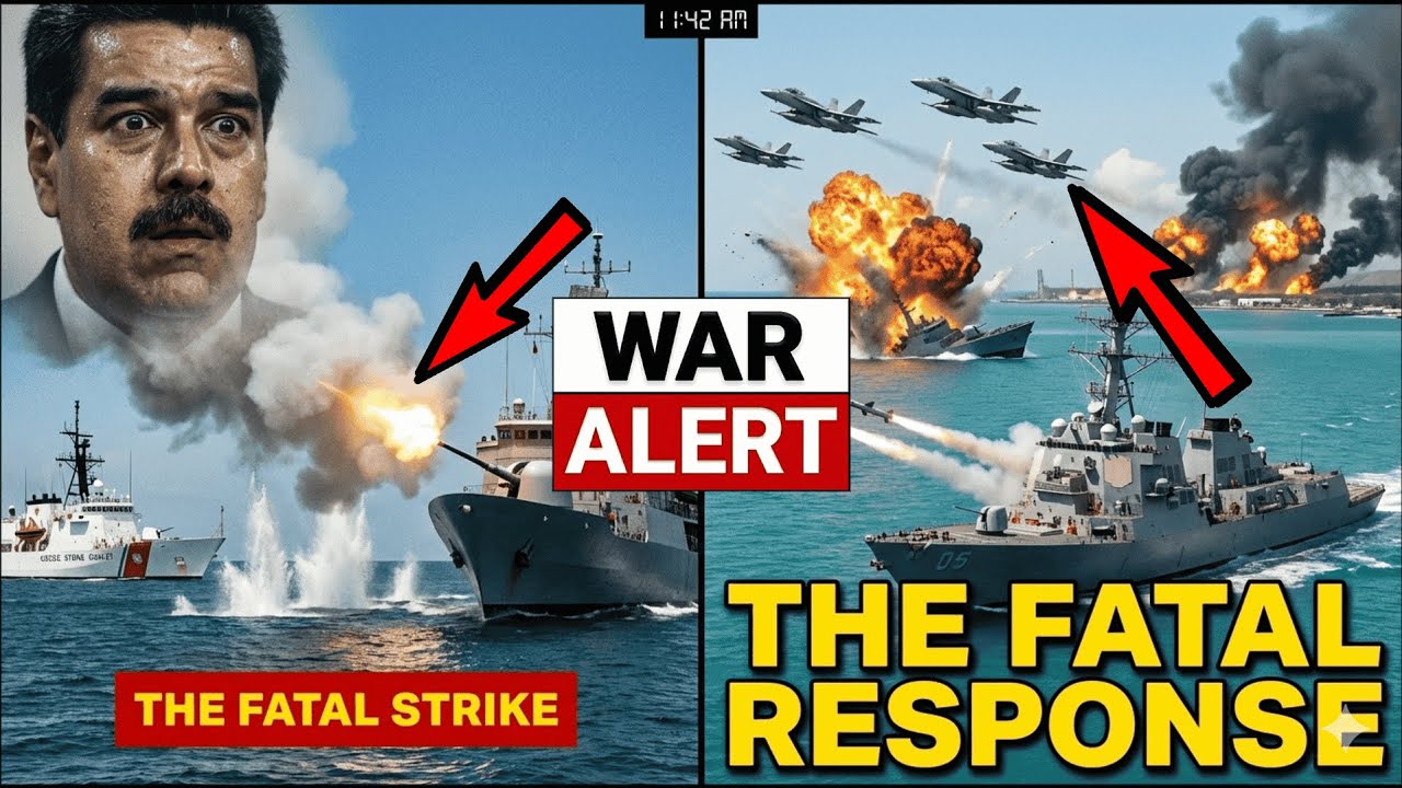 11:42 AM - Venezuelan Warship Fired On US Coast Guard Cutter - 37 Minutes Later Venezuela Lost Navy