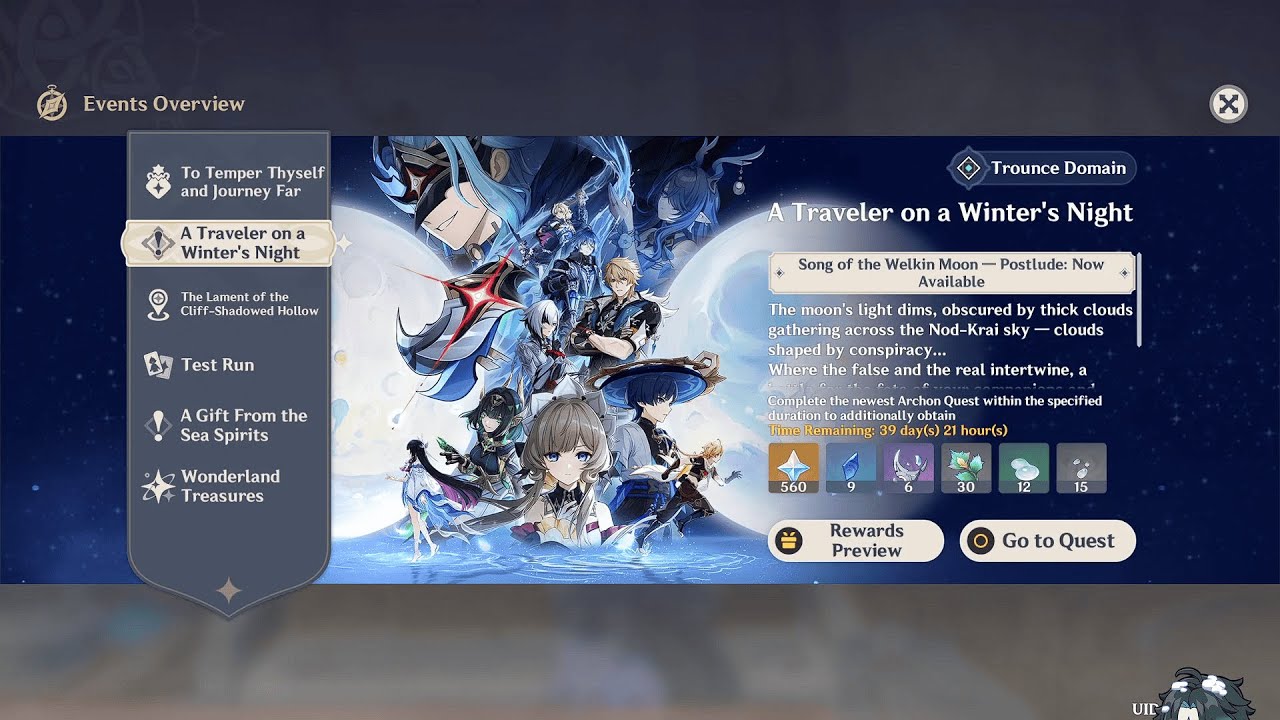 Song of the Welkin Moon: Act VII [A Traveler on a Winter's Night] Genshin Impact (JPvoiced)