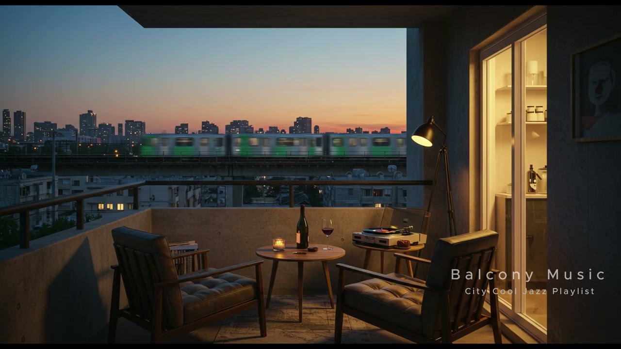 [Playlist] balcony9 | 내가 타던 지하철을 바라보며, 도시 끝 발코니에서 듣는 시티 쿨 재즈  City Cool Jazz