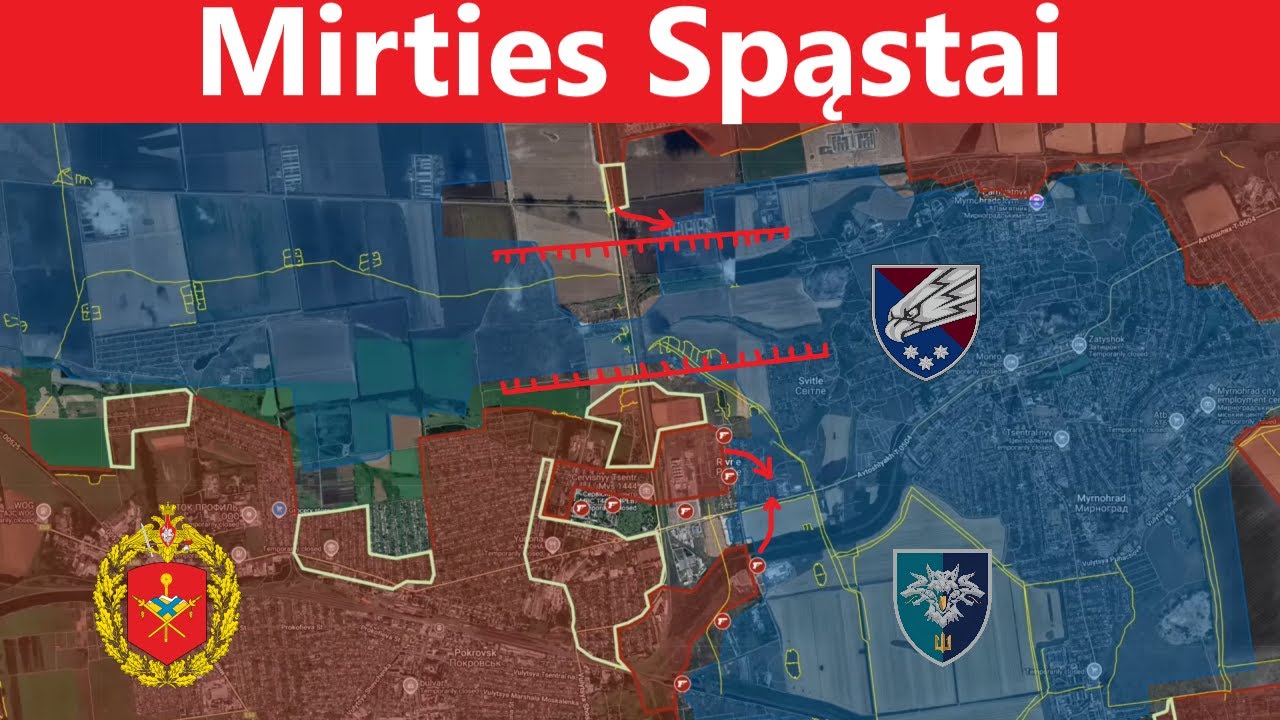 Katastrofi&scaron;kas Ukrainos pralaimėjimas Pokrovske.