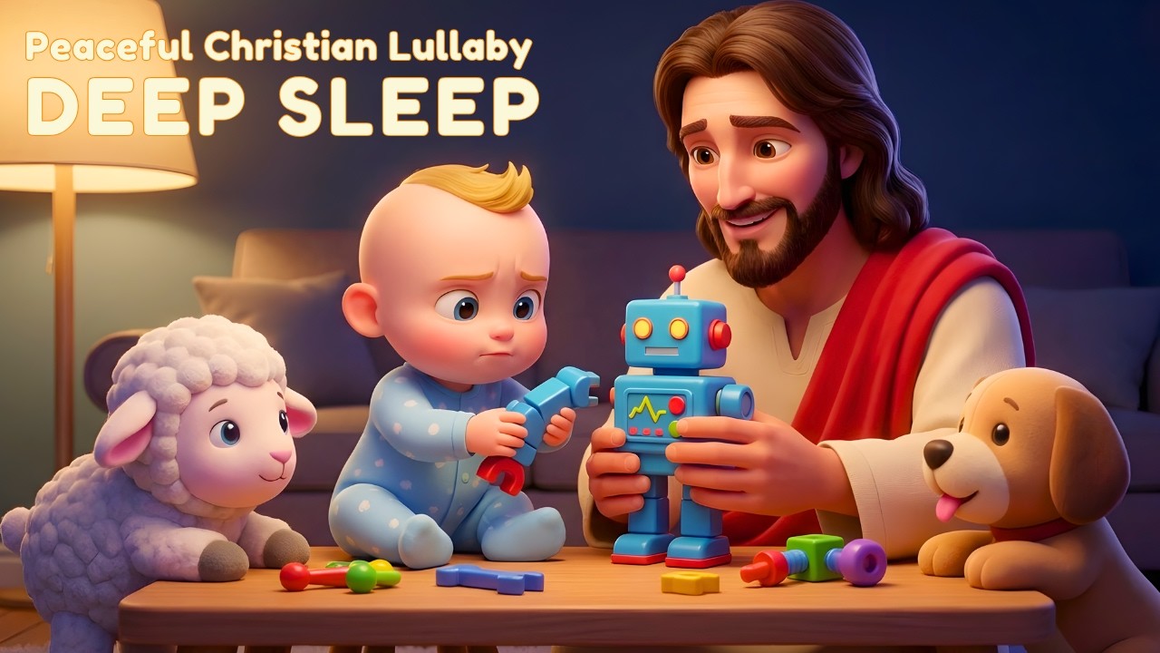 🌙 2 Hours Sleep with Jesus | Calm Christian Lullabies for Babies