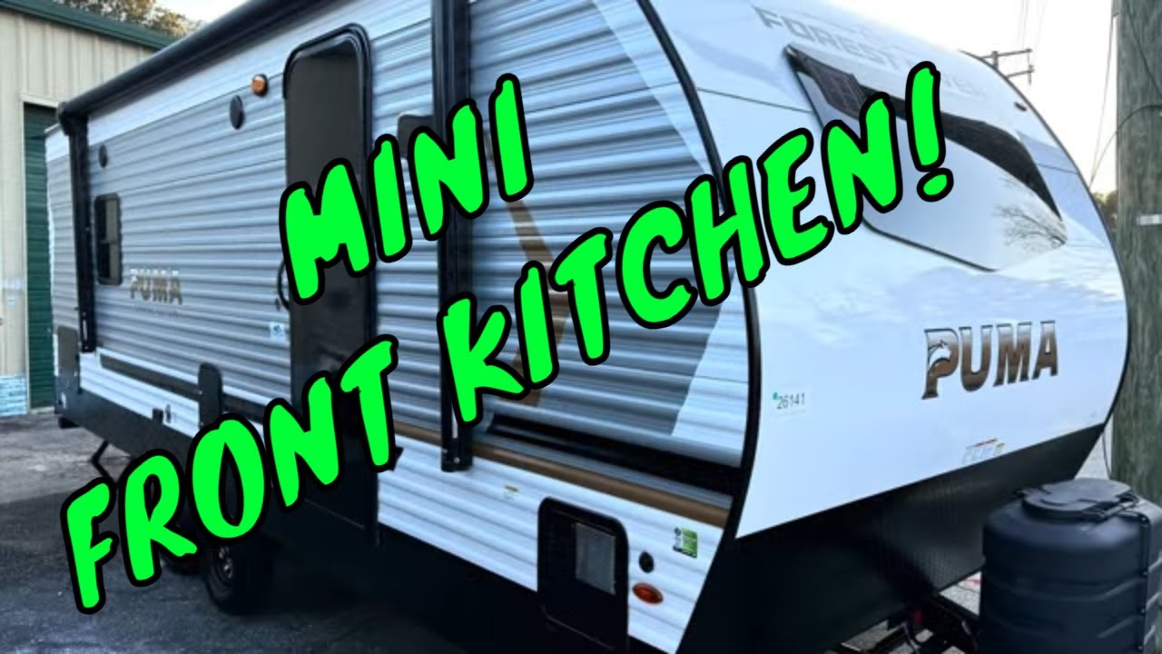 NEW 2026 PUMA CAMPING EDITION 211FKCE FRONT KITCHEN TRAVEL TRAILER Dodd RV COUPLES CAMPER
