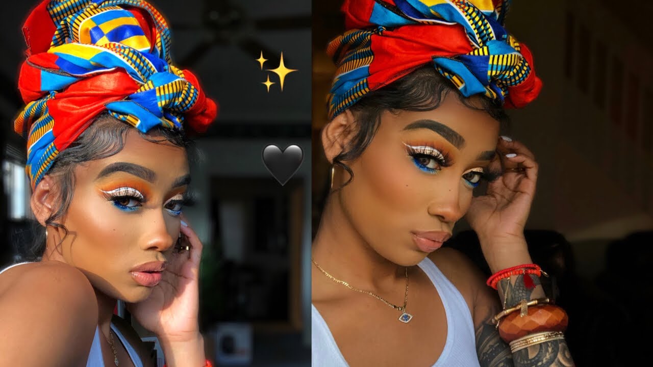 COLORFUL EYESHADOW WHITE LINER MAKEUP TUTORIAL