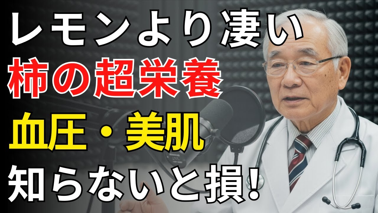 スーパーの柿が免疫・血圧・老化を防ぐ最強果物だった | 医師が明かす