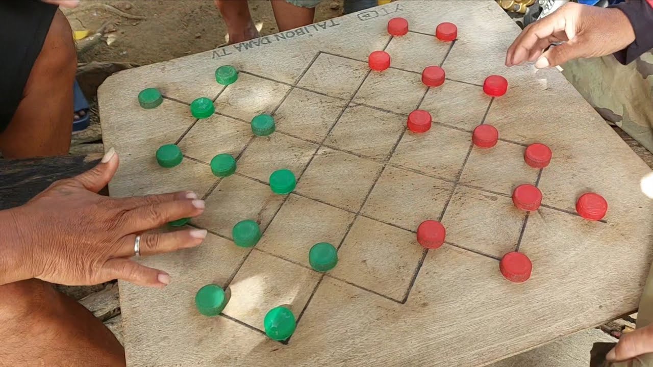 raul ubay mukhang nahirapan kay ricky o baka nagpa kagat #dama #boardgame #sports 