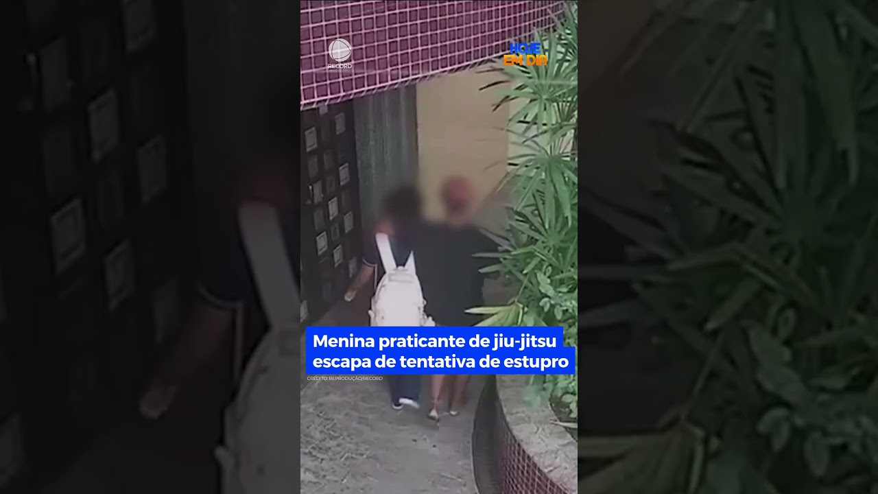 Menina praticante de jiu-jitsu escapa de tentativa de estupro em Tim&oacute;teo (MG) #HojeEmDia #Shorts