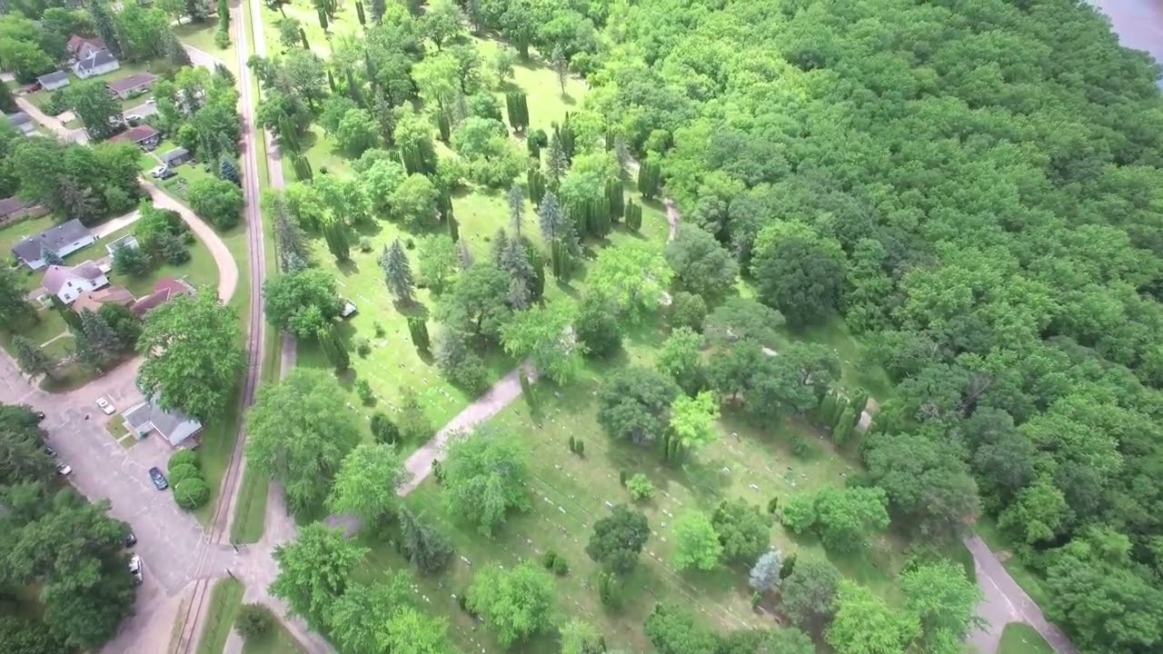 Evergreen Cemetery Drone 2016