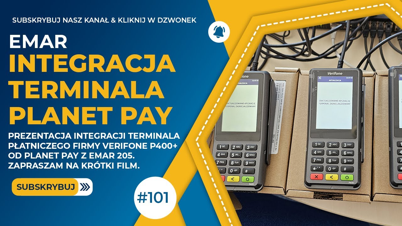 Integracja terminala płatniczego od Planet Pay z Bileterką EMAR 205, test płatności - [F/101]
