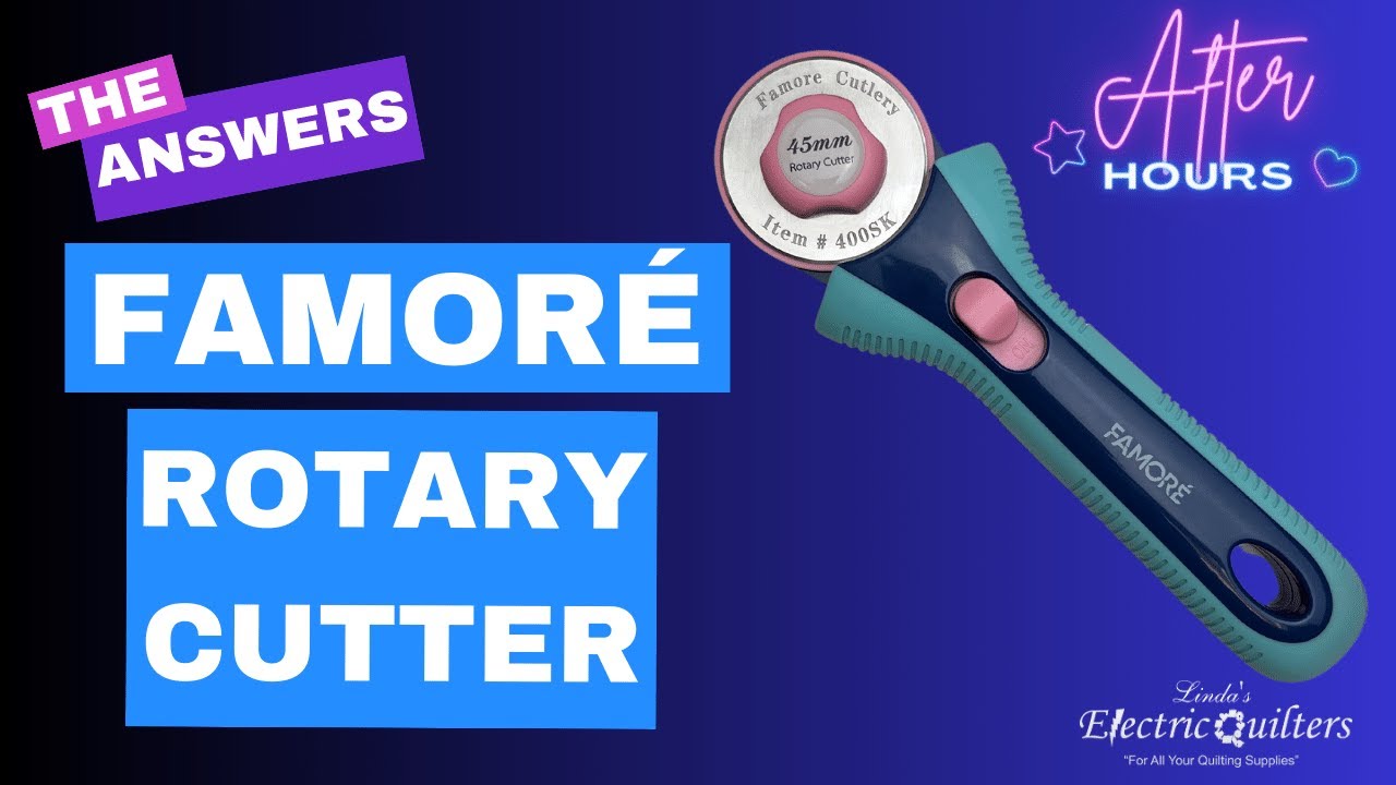 Лучший роторный резак для шитья и квилтинга — Famoré Rotary Cutter 2024