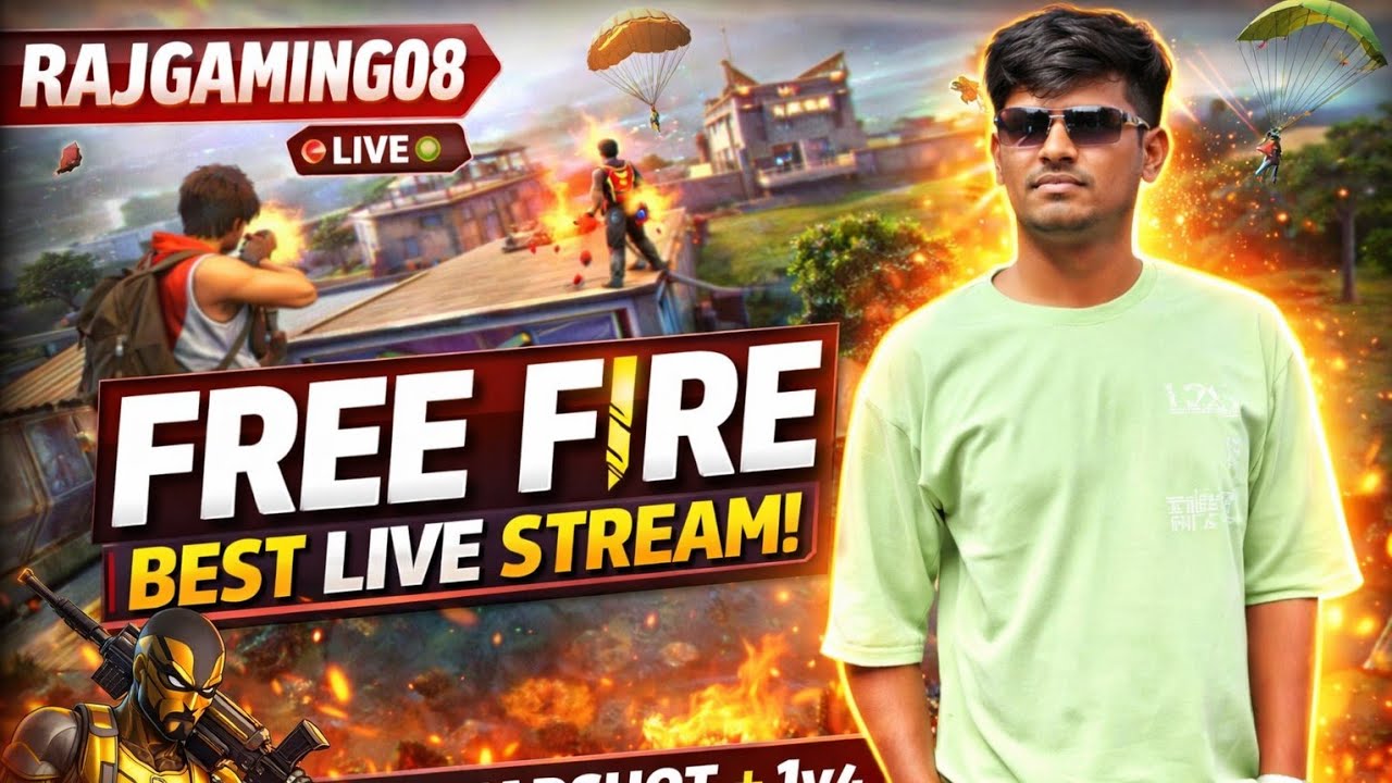 FREE FIRE LIVE 🔴 | Grandmaster Rank Push 💥 | Intense Clutch Gameplay 😱