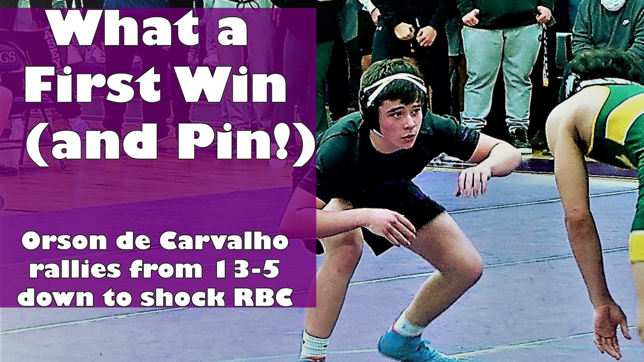 Rumson Fair Haven 38 Red Bank Catholic 27 | HS Wrestling | Orson de Carvalho 1st Varsity Win